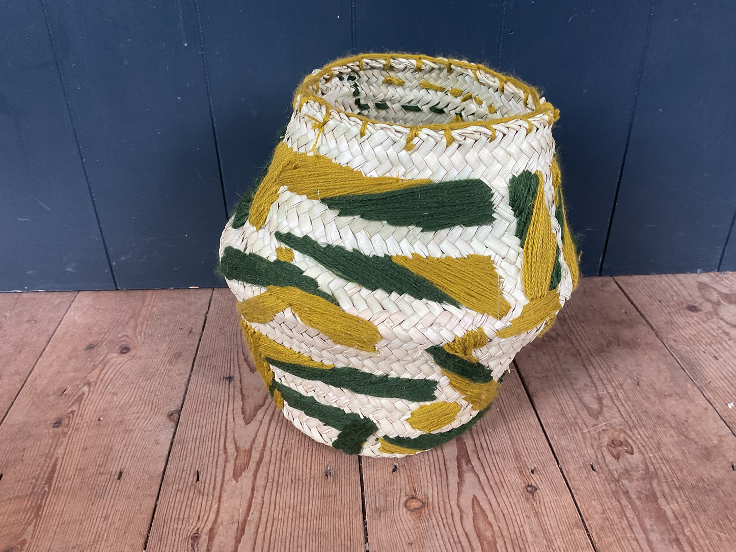 Maroc Embroidered Storage Basket