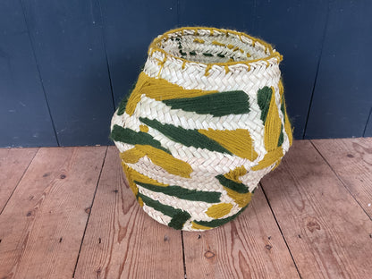 Maroc Embroidered Storage Basket