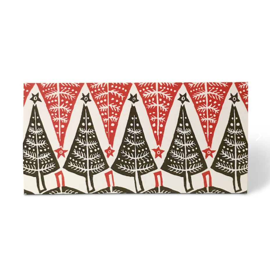 XMAS 25 Cambridge Imprint Long Christmas Cards (pack of 6)