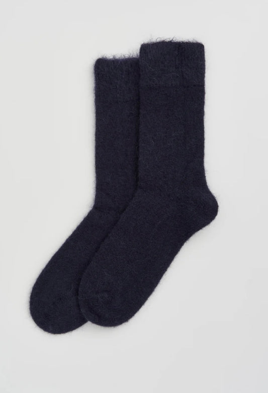 PAIRS Calf Length Socks Ultra Soft Alpaca