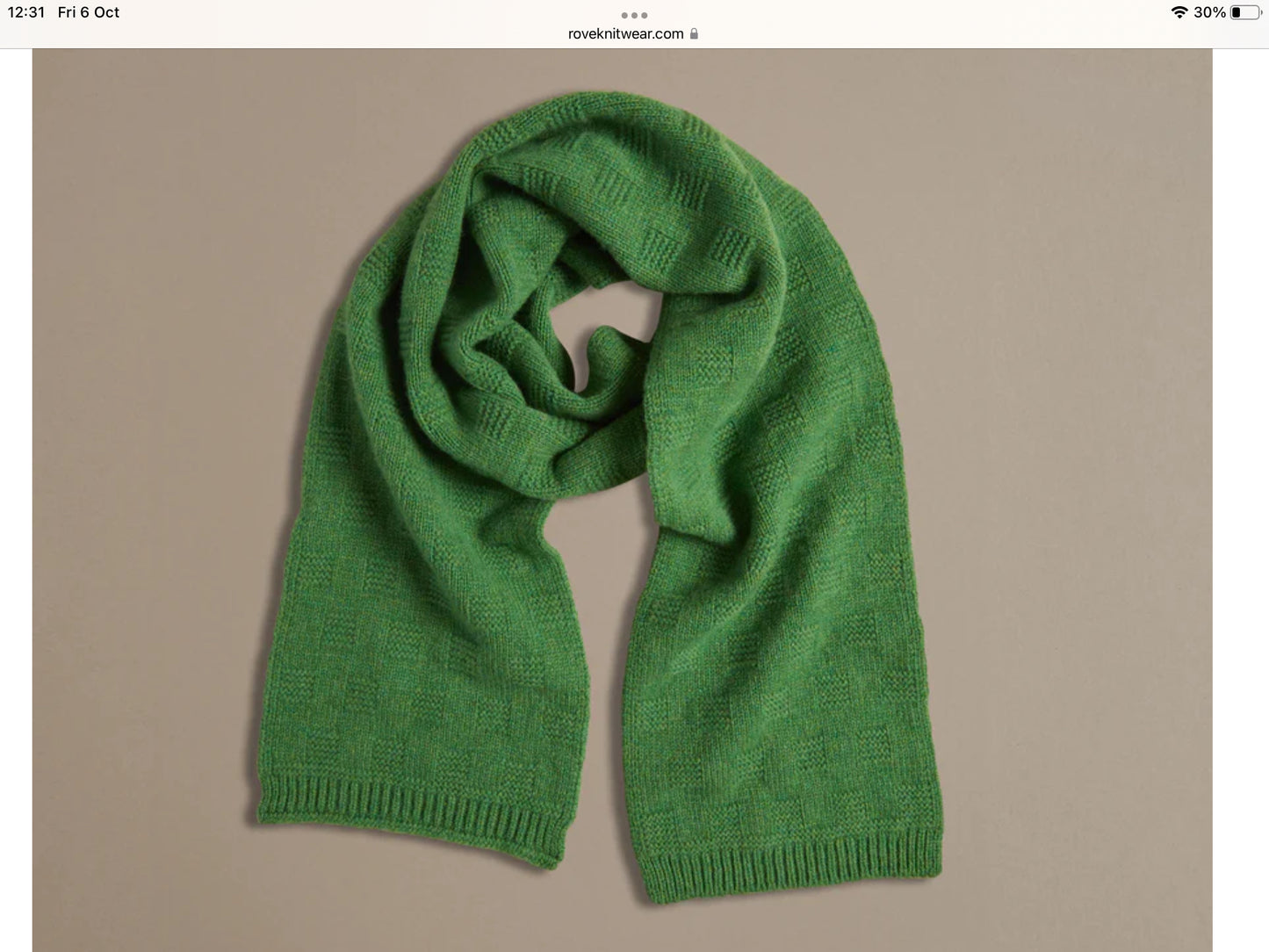 ROVE Garter Stitch Scarf