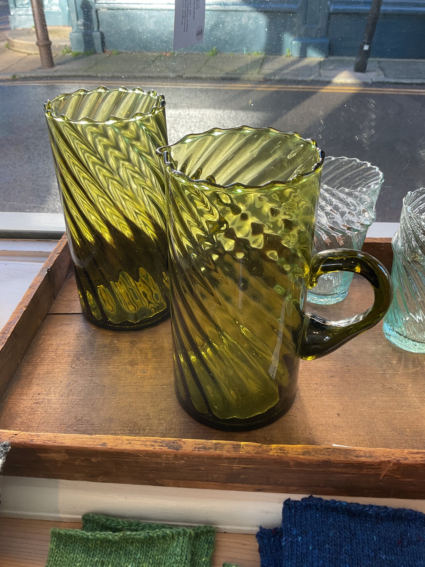 Maroc Glass Tall Jug