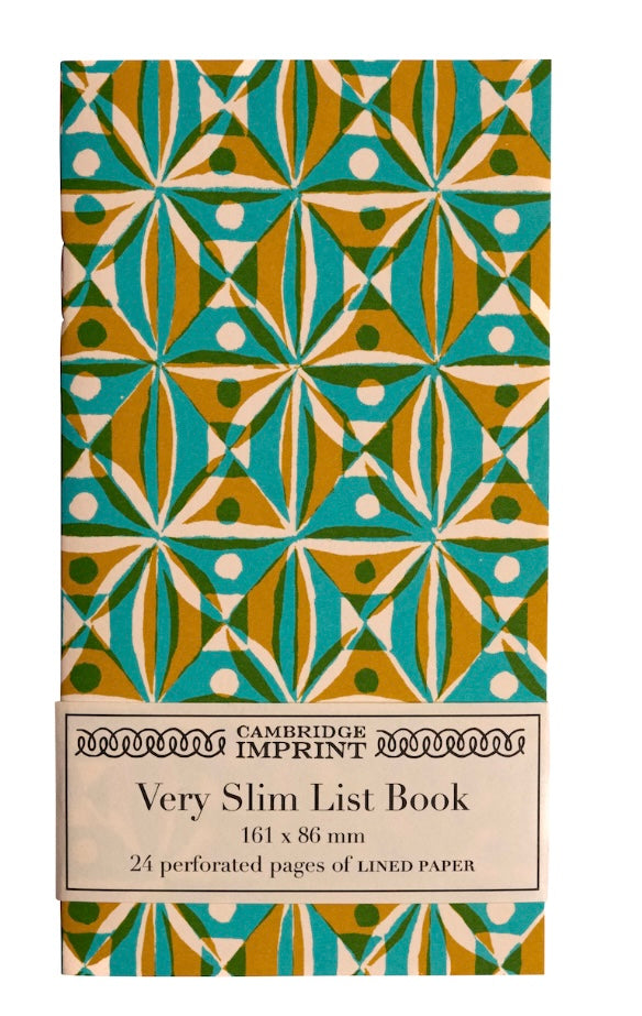 Cambridge Imprint Very Slim List Book