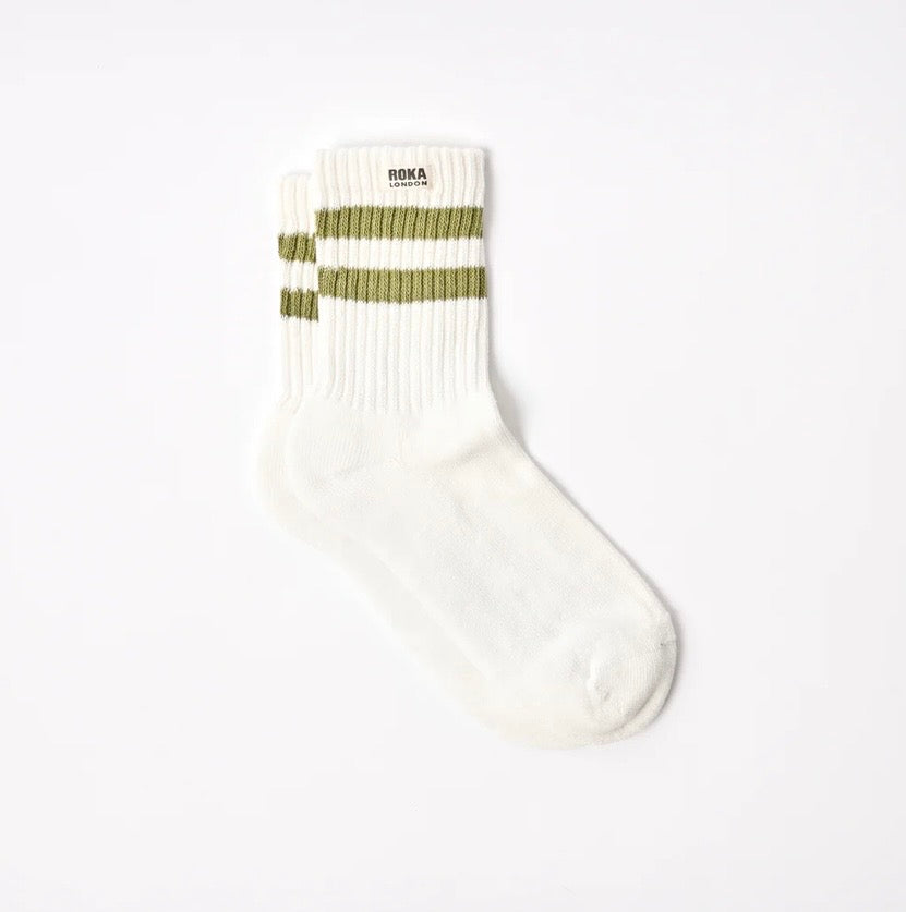 ROKA Windsor Stripe Crew Socks for Men