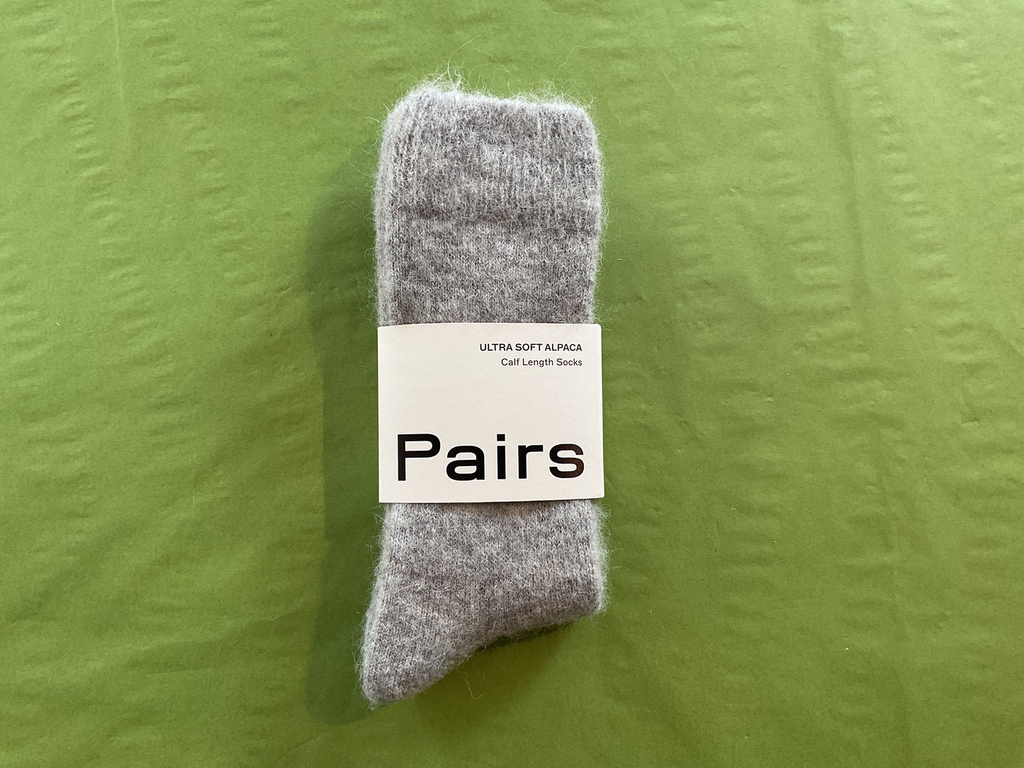 PAIRS Calf Length Socks Ultra Soft Alpaca