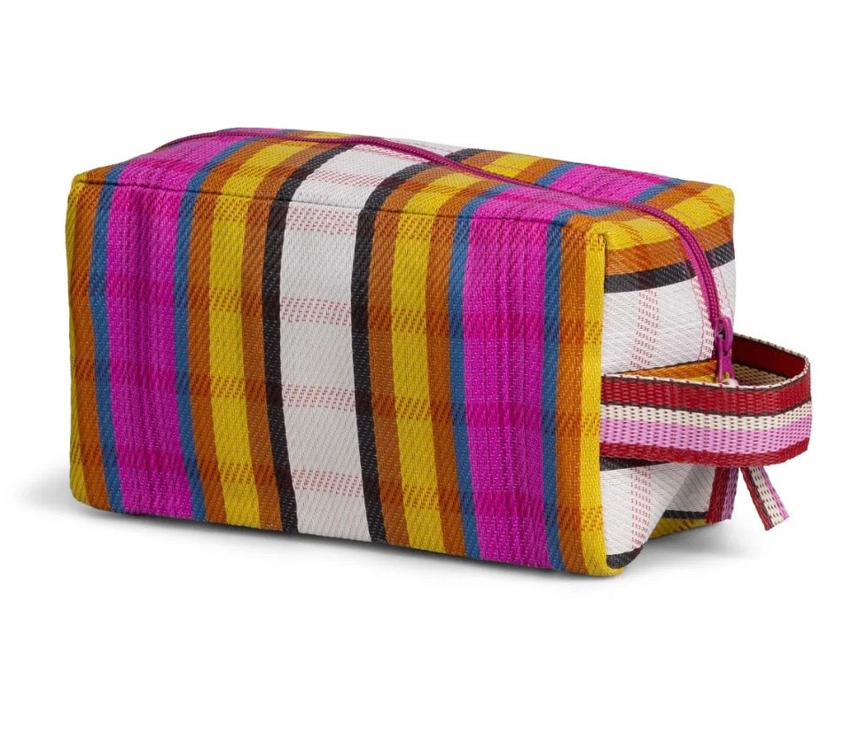 BCS Striped Eco Wash Bag