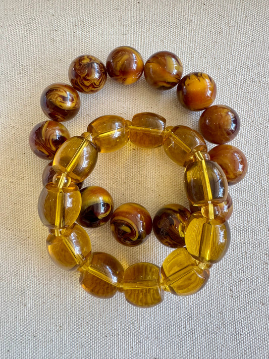 MAROC Jewellery 25 Ochre Bead