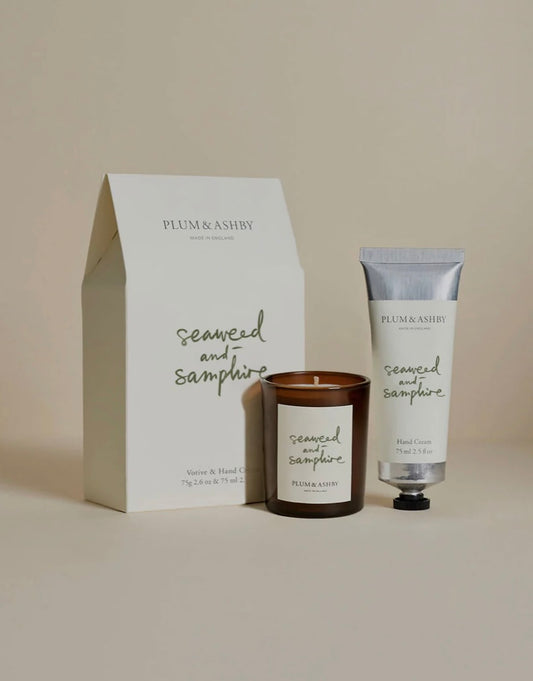 Plum & Ashby Hand Cream/Candle Gift Set