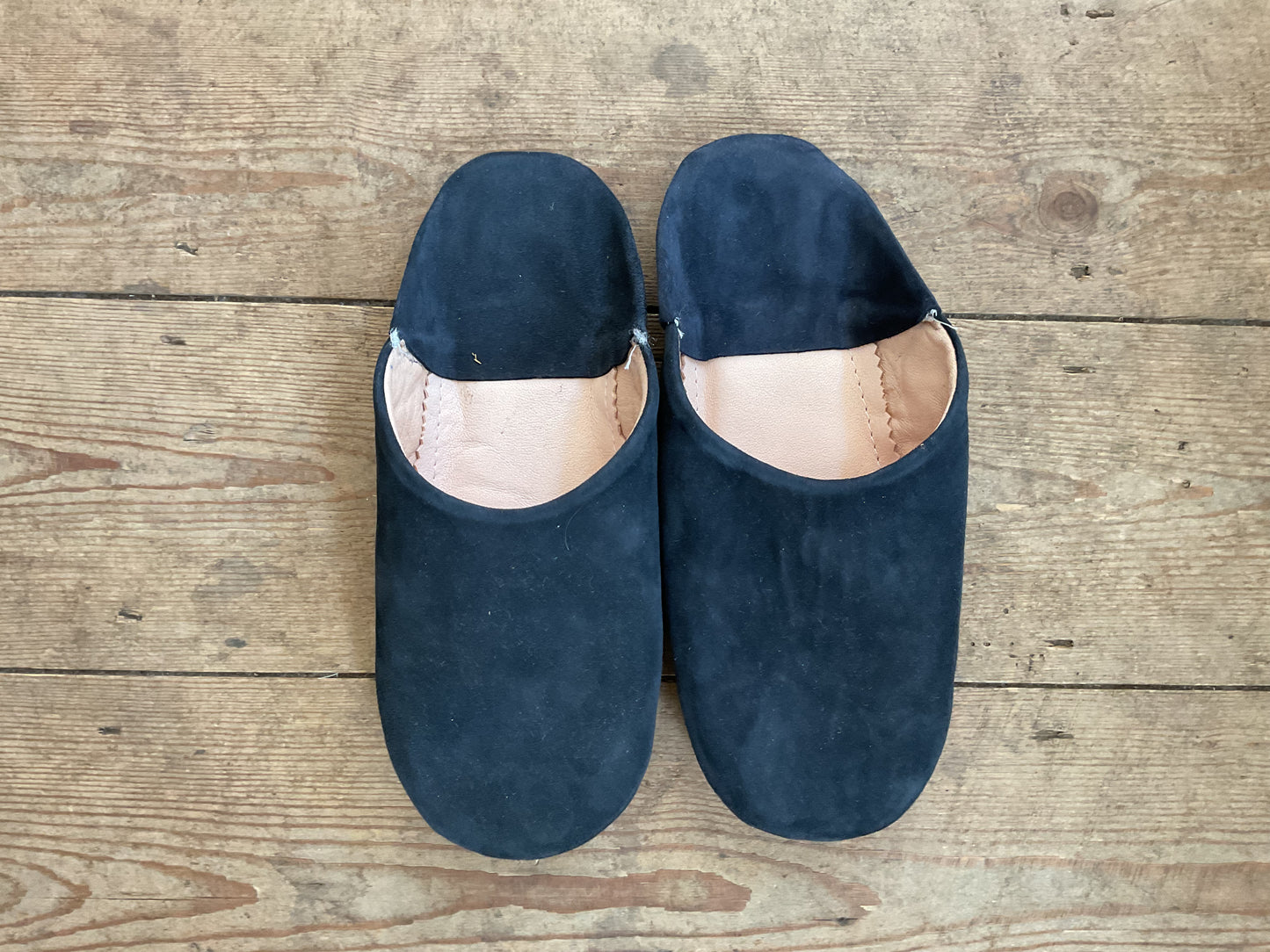 MAROC LEATHER  Suede Slippers - Browns and Black