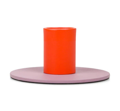 BCS Two-tone Metal Candleholder
