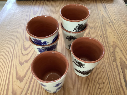 Maroc Ceramics Seaweed Beakers