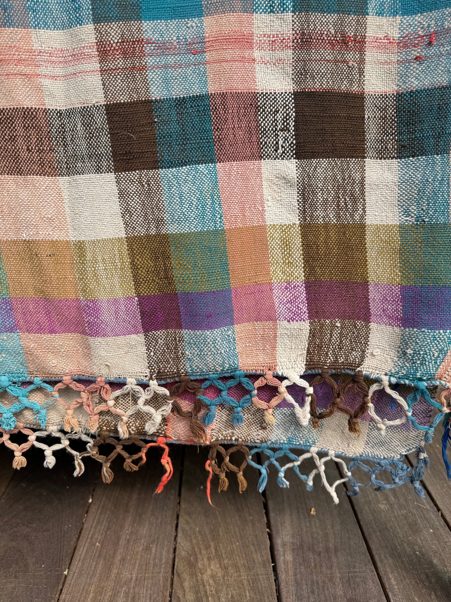 MAROC Vintage Berber Textile  - CHECK BP0624A