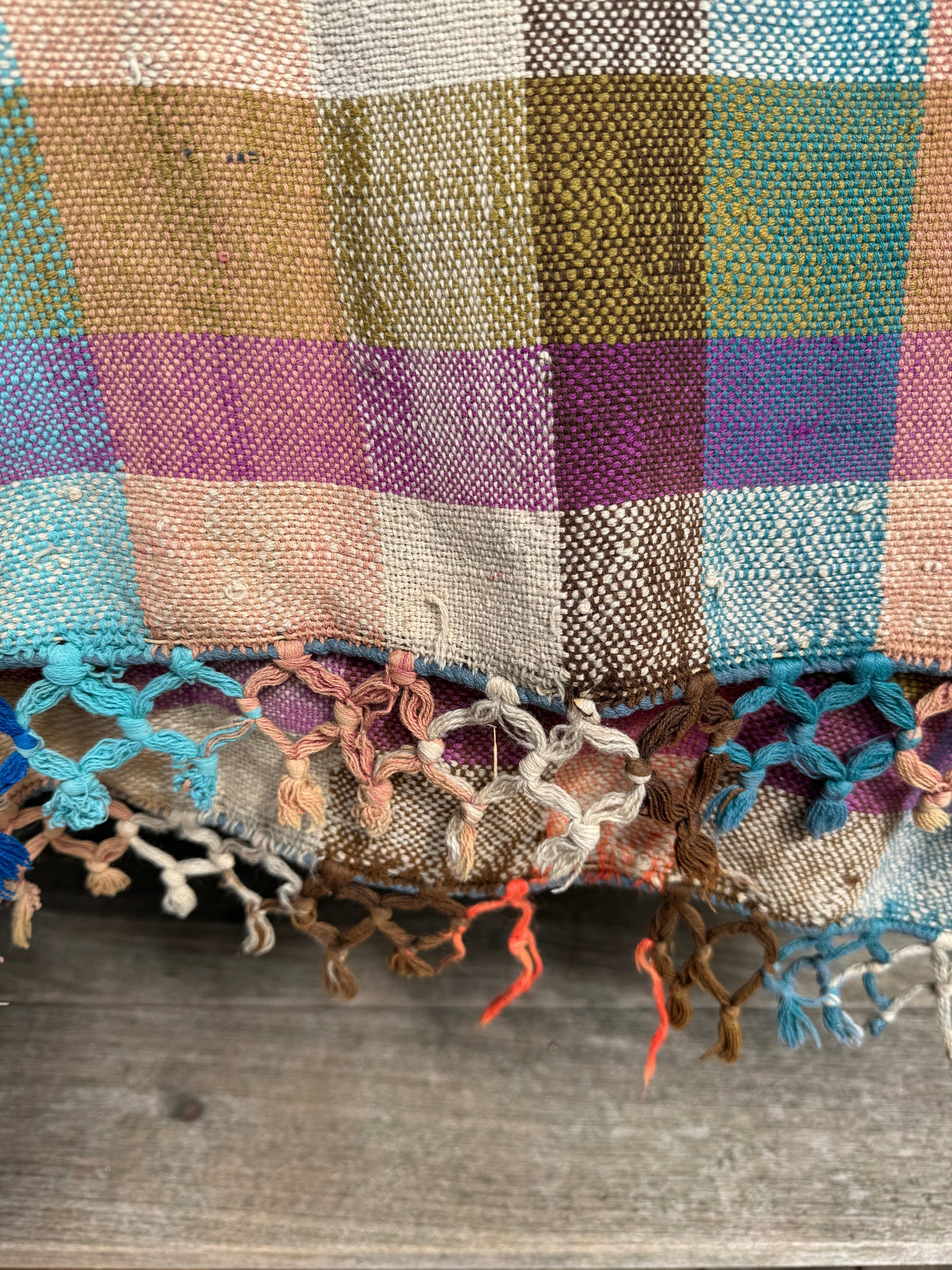 MAROC Vintage Berber Textile  - CHECK BP0624A