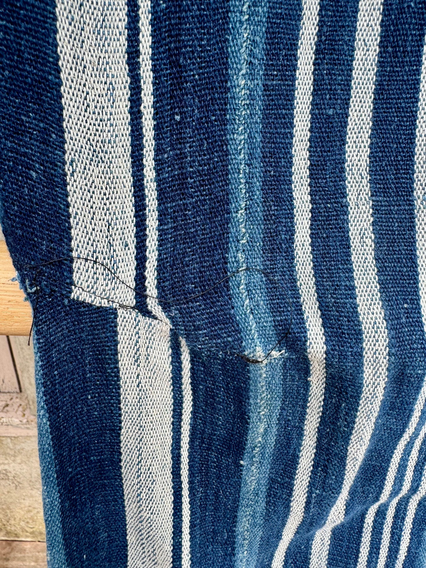 INDIGO VIntage Stripe Cloth Textile