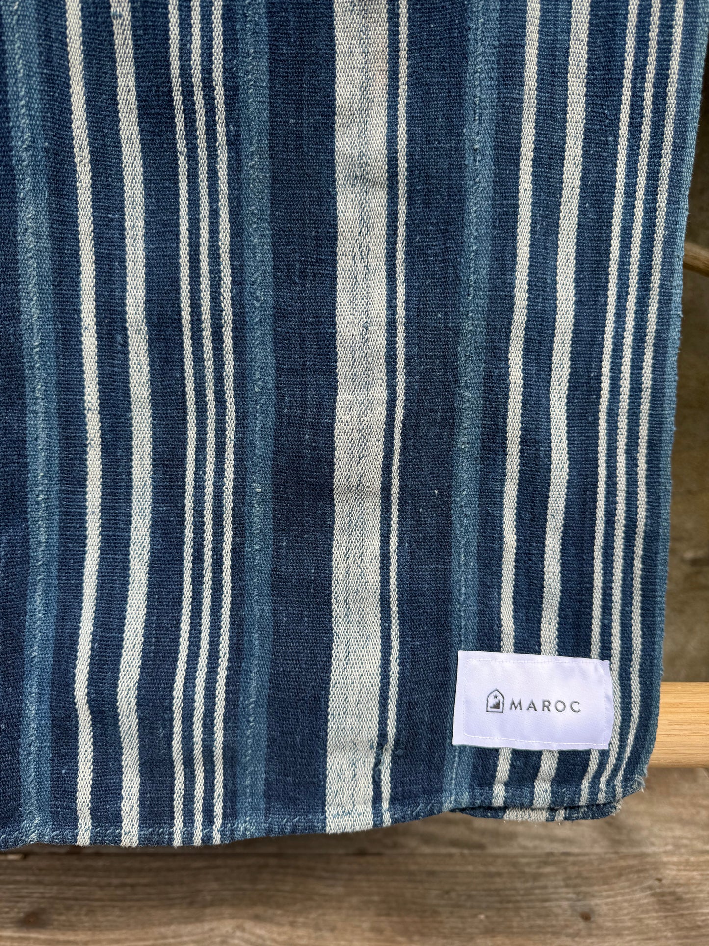 INDIGO VIntage Stripe Cloth Textile