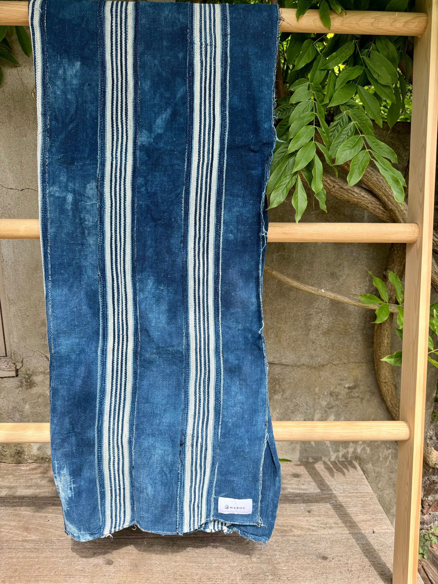 INDIGO VIntage Stripe Cloth Textile