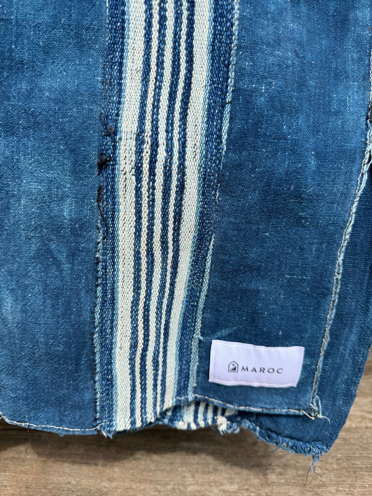 INDIGO VIntage Stripe Cloth Textile