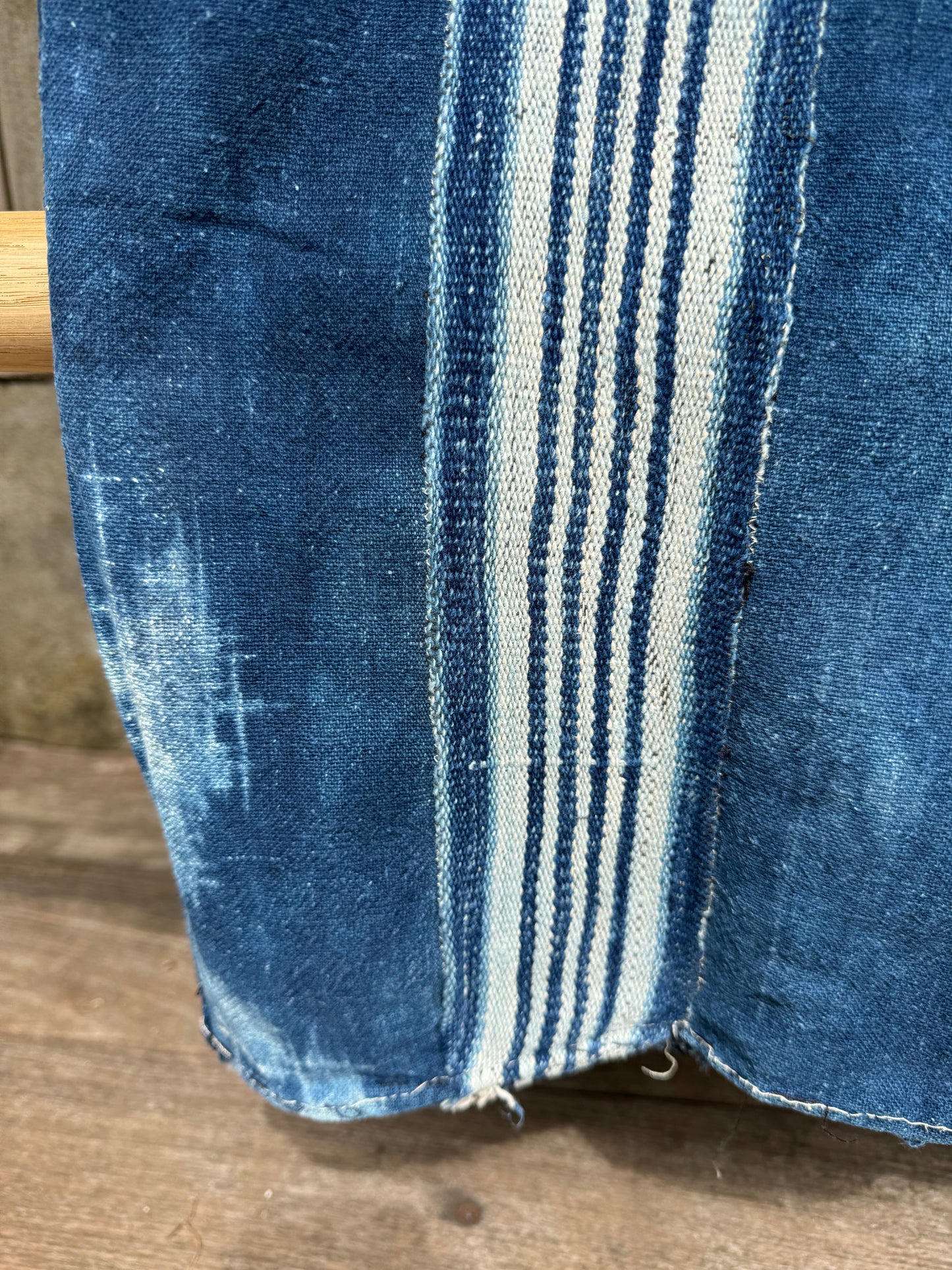INDIGO VIntage Stripe Cloth Textile