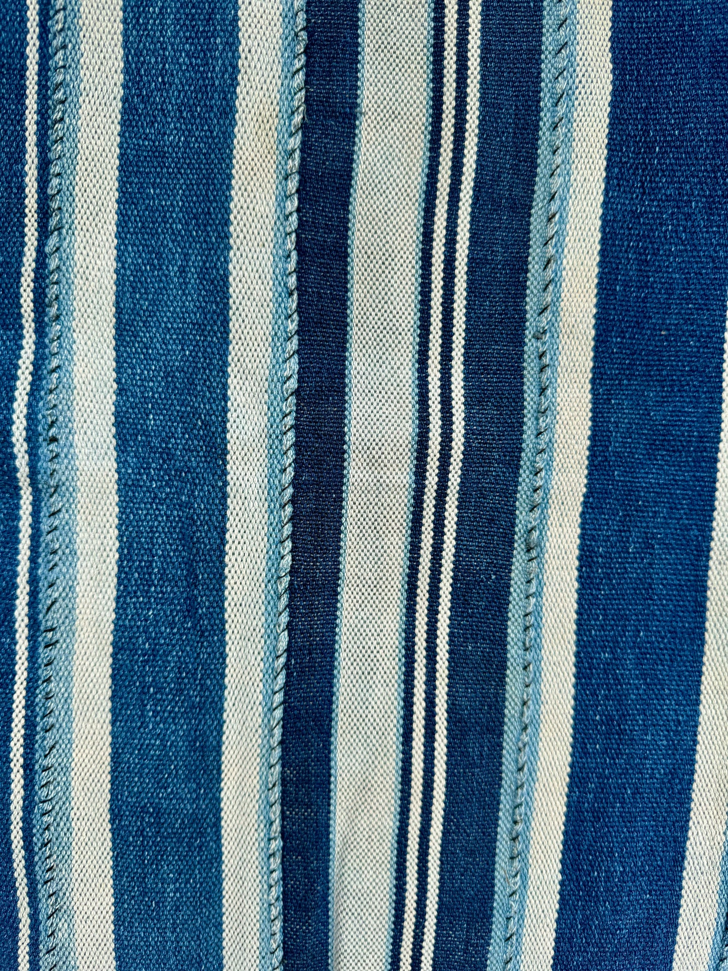 INDIGO VIntage Stripe Cloth Textile