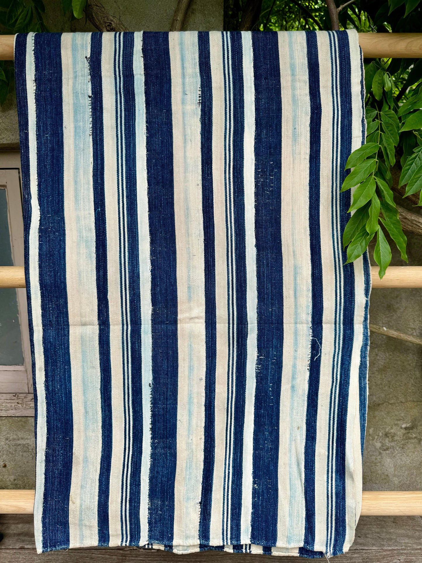 INDIGO VIntage Stripe Cloth Textile