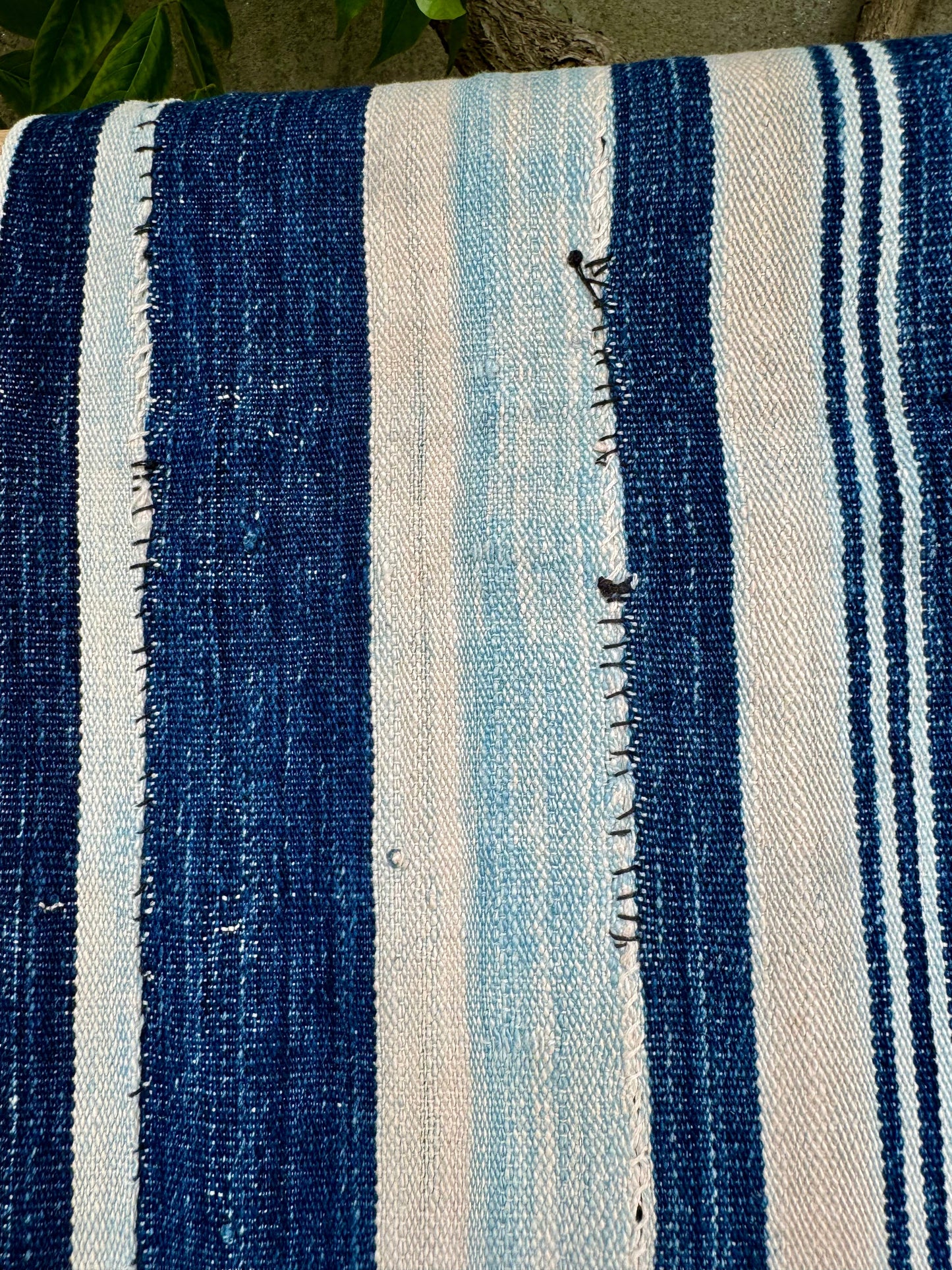 INDIGO VIntage Stripe Cloth Textile