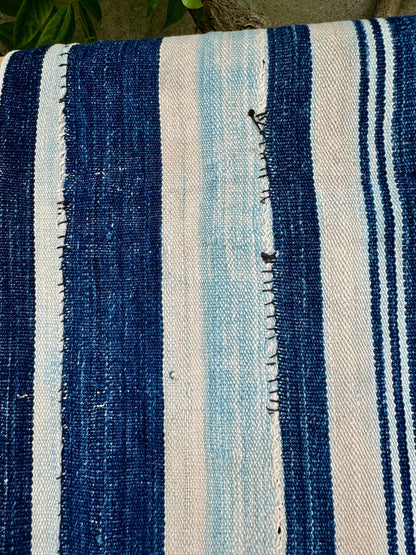 INDIGO VIntage Stripe Cloth Textile