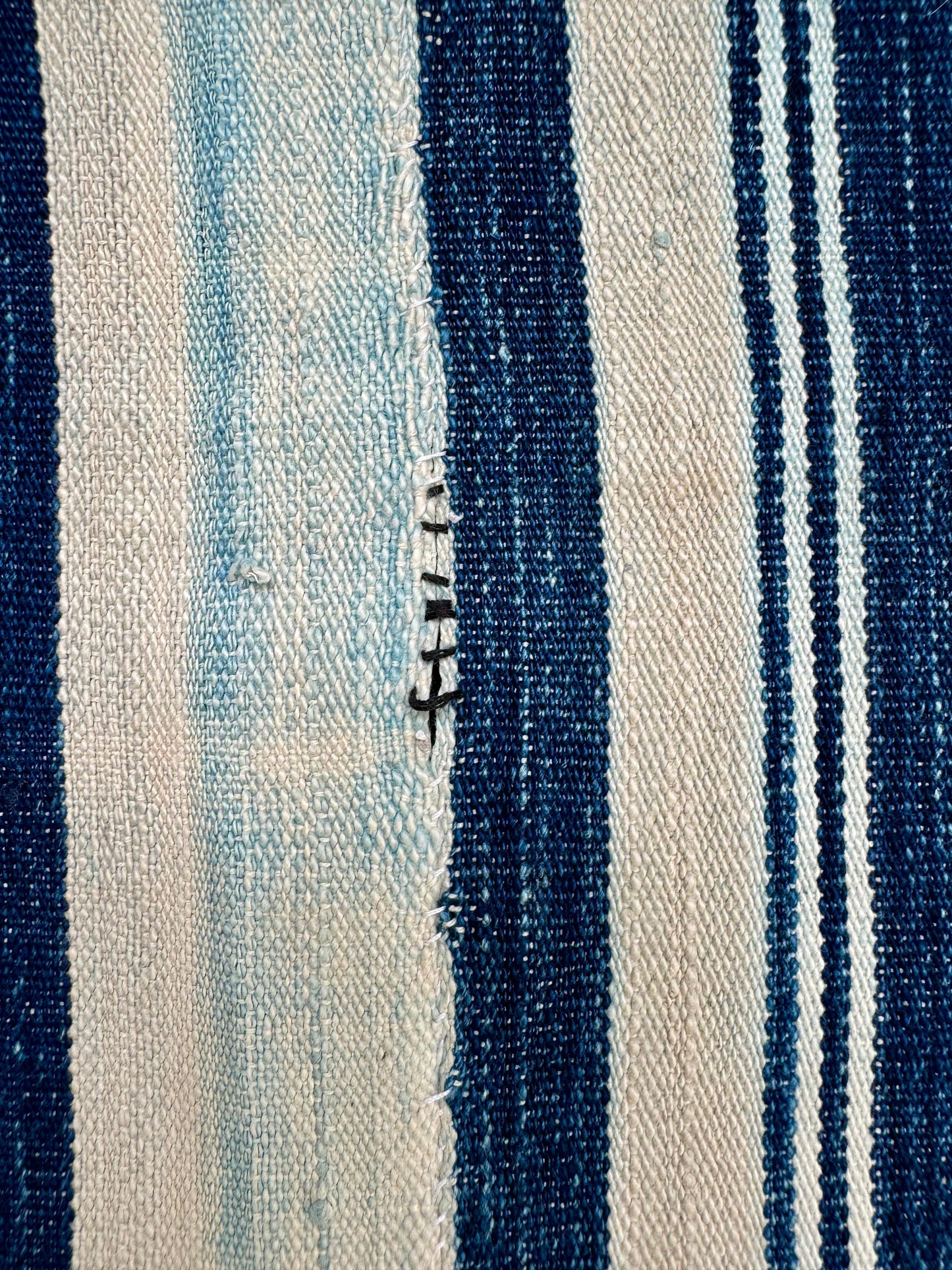INDIGO VIntage Stripe Cloth Textile