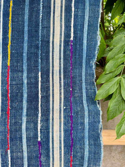 INDIGO VIntage Stripe Cloth Textile
