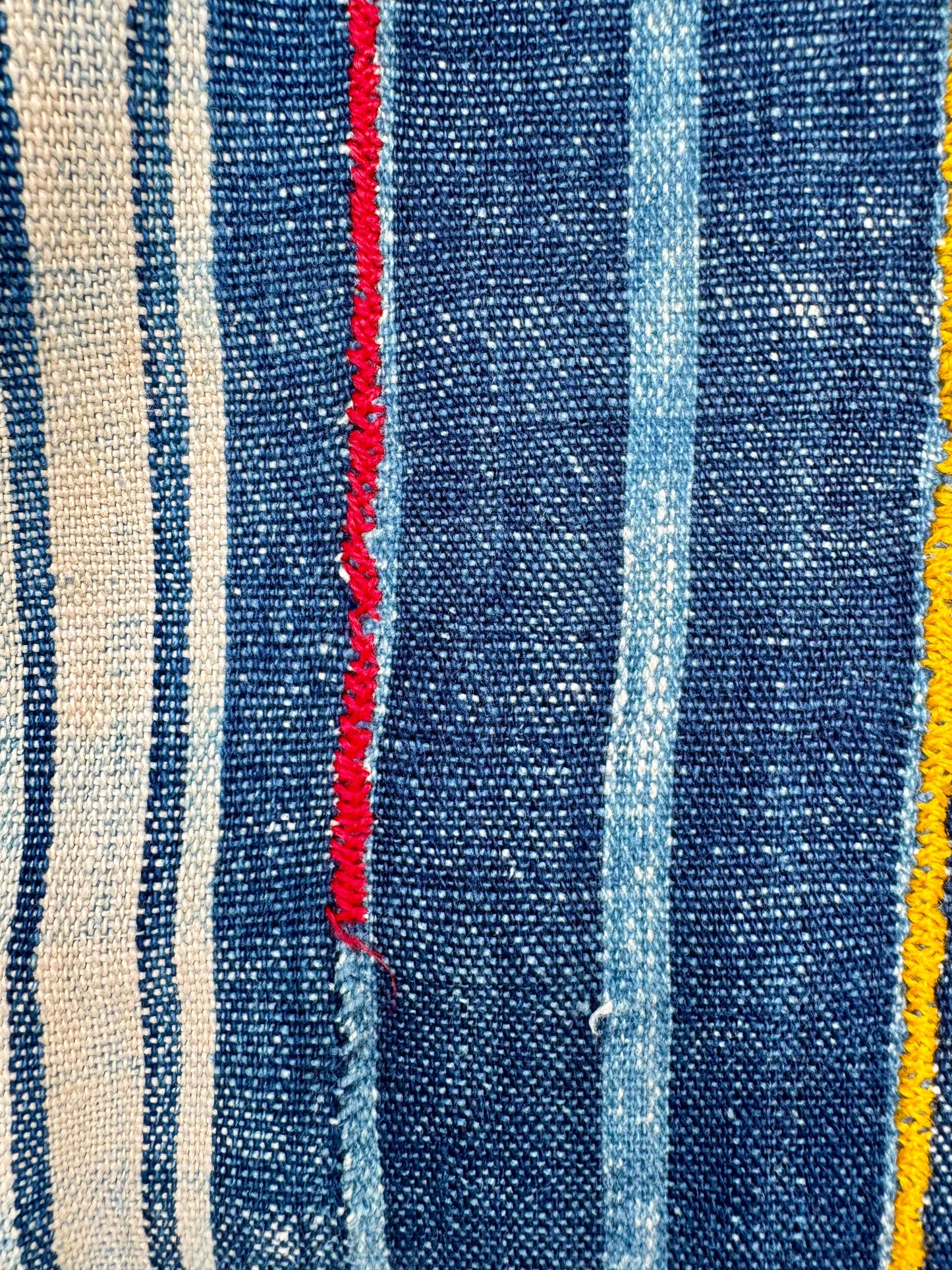 INDIGO VIntage Stripe Cloth Textile