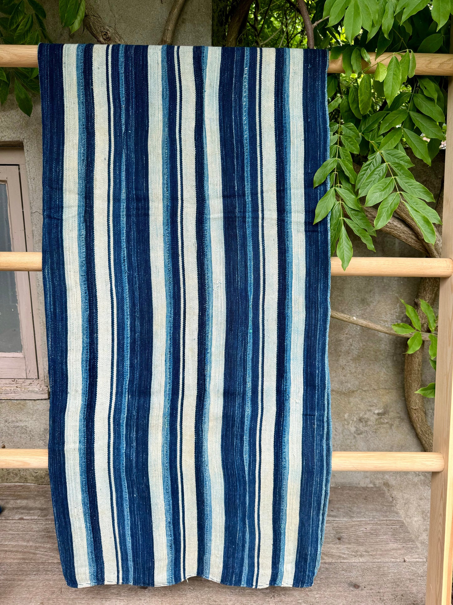 INDIGO VIntage Stripe Cloth Textile