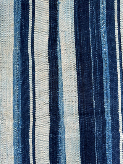 INDIGO VIntage Stripe Cloth Textile