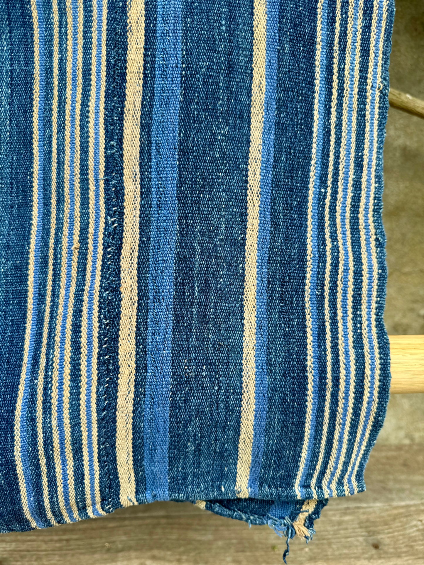 INDIGO VIntage Stripe Cloth Textile