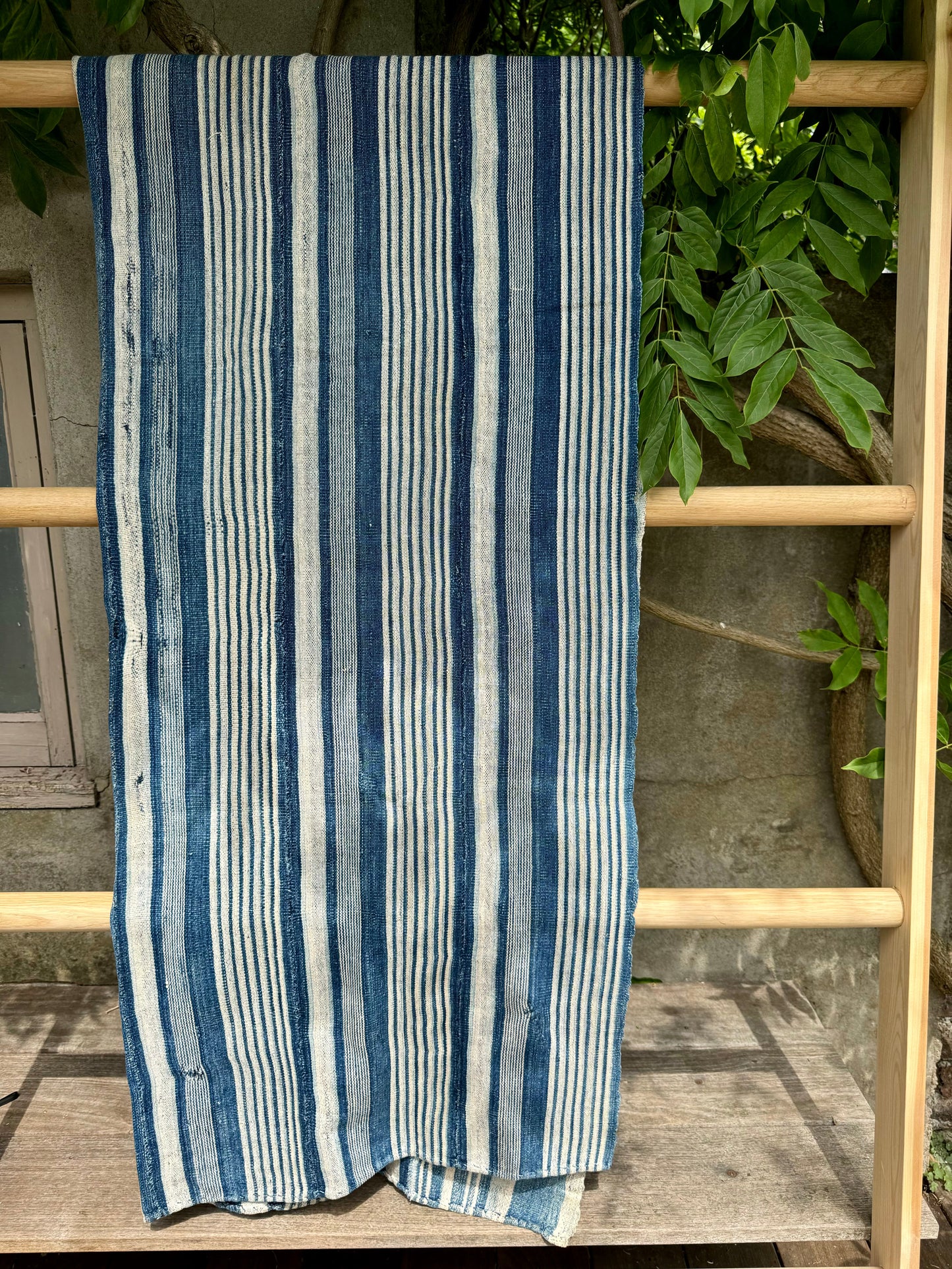 INDIGO VIntage Stripe Cloth Textile
