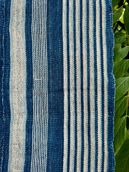 INDIGO VIntage Stripe Cloth Textile