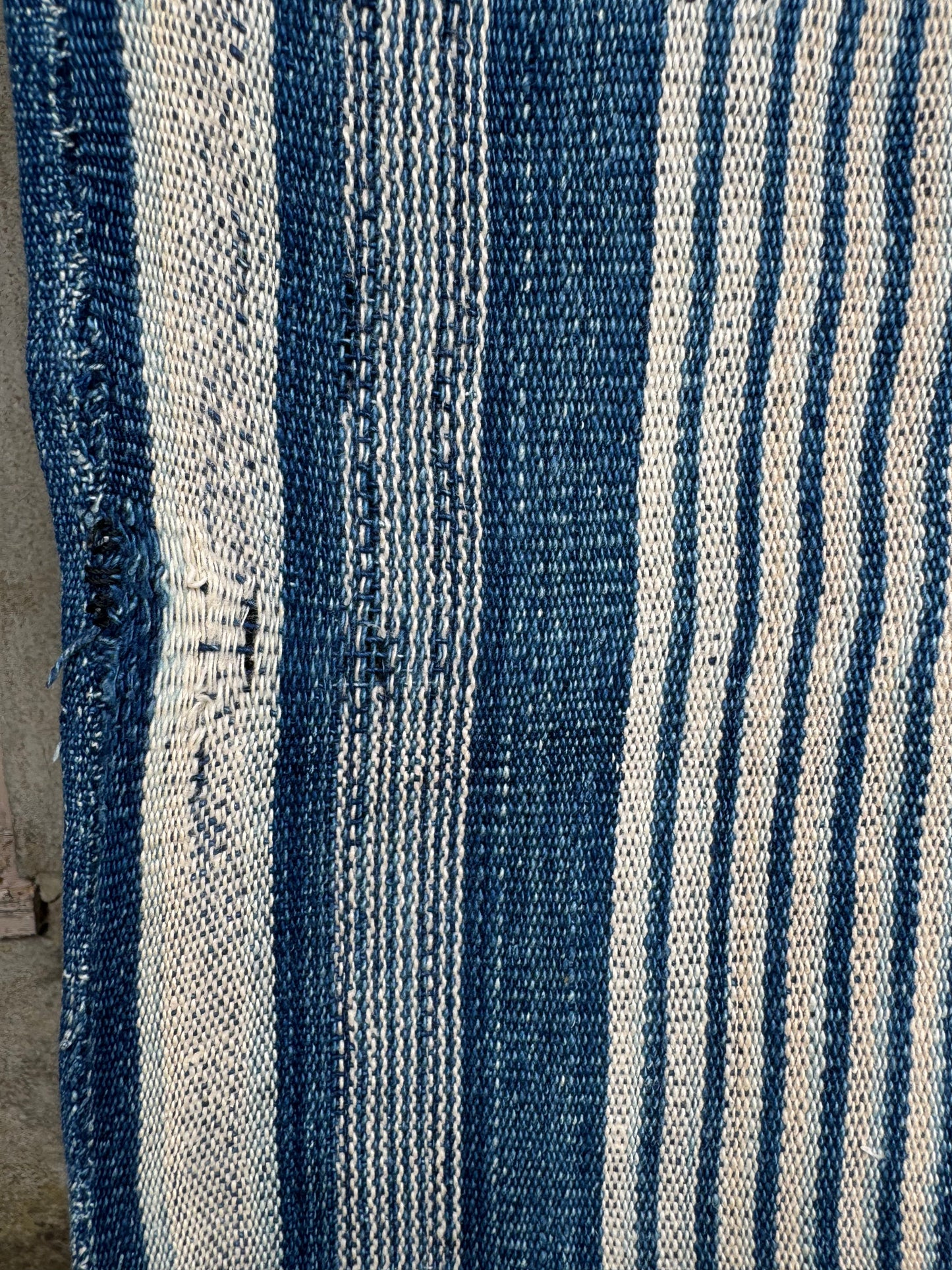 INDIGO VIntage Stripe Cloth Textile