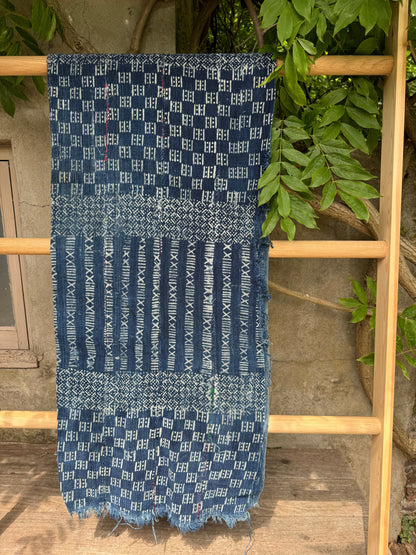 INDIGO - Vintage Dark Blue Indigo Cloth
