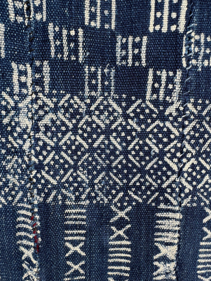 INDIGO - Vintage Dark Blue Indigo Cloth