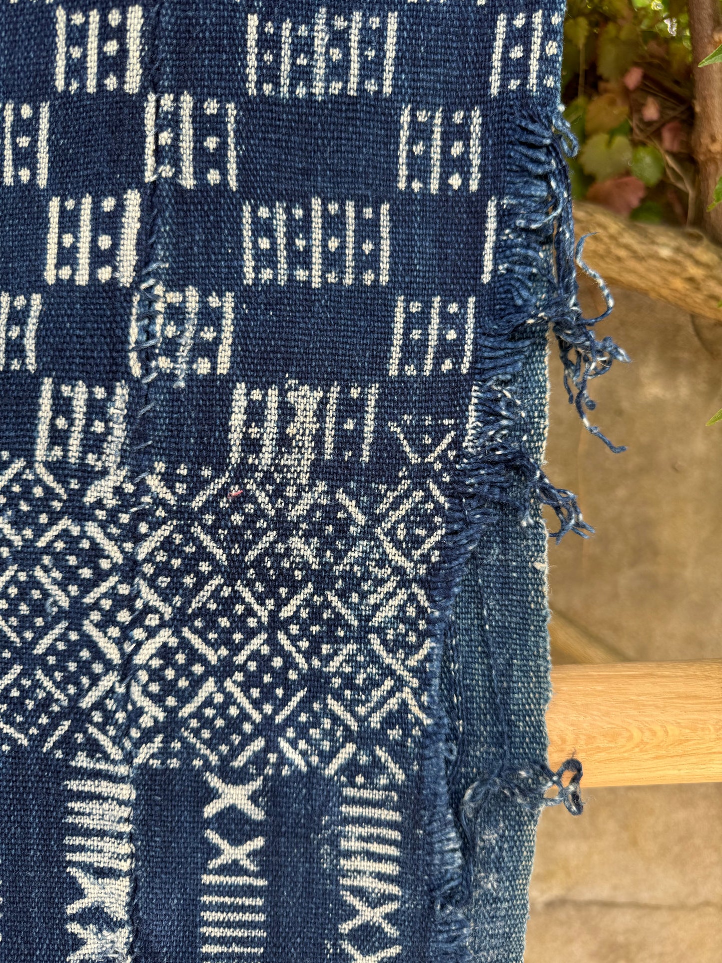 INDIGO - Vintage Dark Blue Indigo Cloth