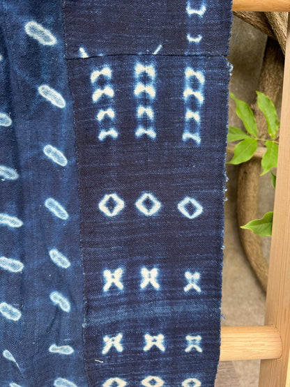 INDIGO - Vintage Dark Blue Indigo Cloth