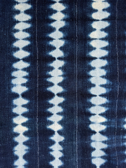 INDIGO - Vintage Dark Blue Indigo Cloth