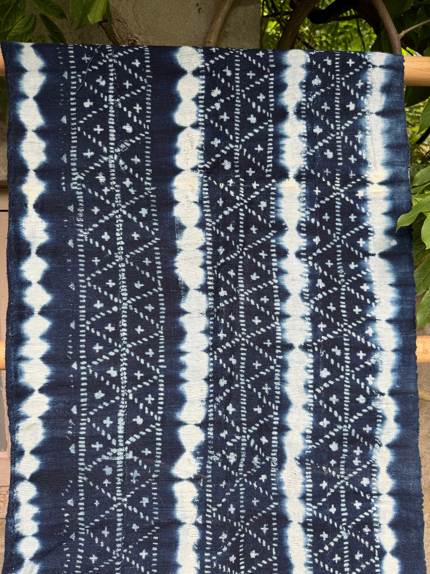 INDIGO - Vintage Dark Blue Indigo Cloth