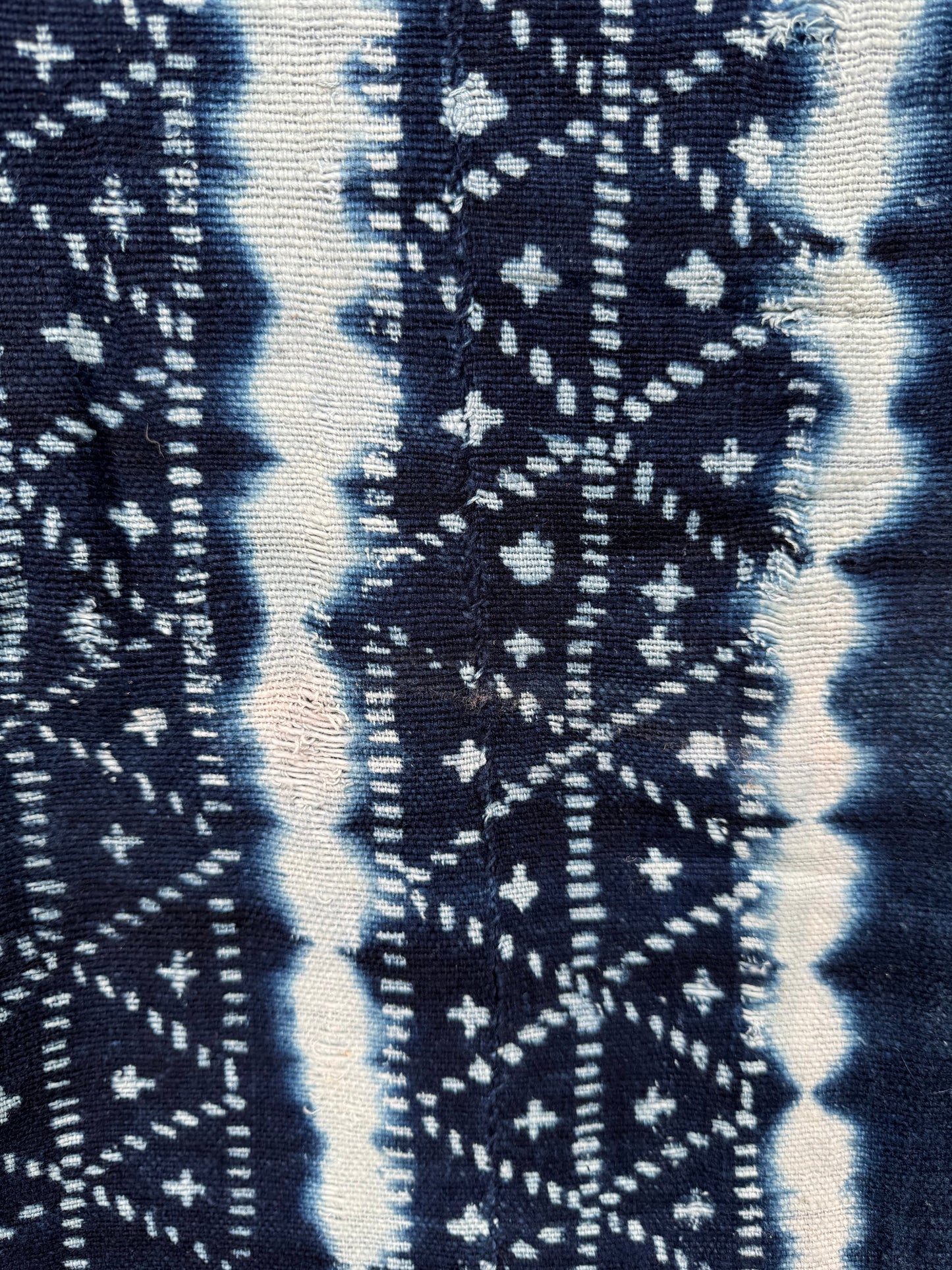 INDIGO - Vintage Dark Blue Indigo Cloth