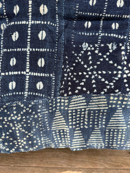 INDIGO - Vintage Dark Blue Indigo Cloth