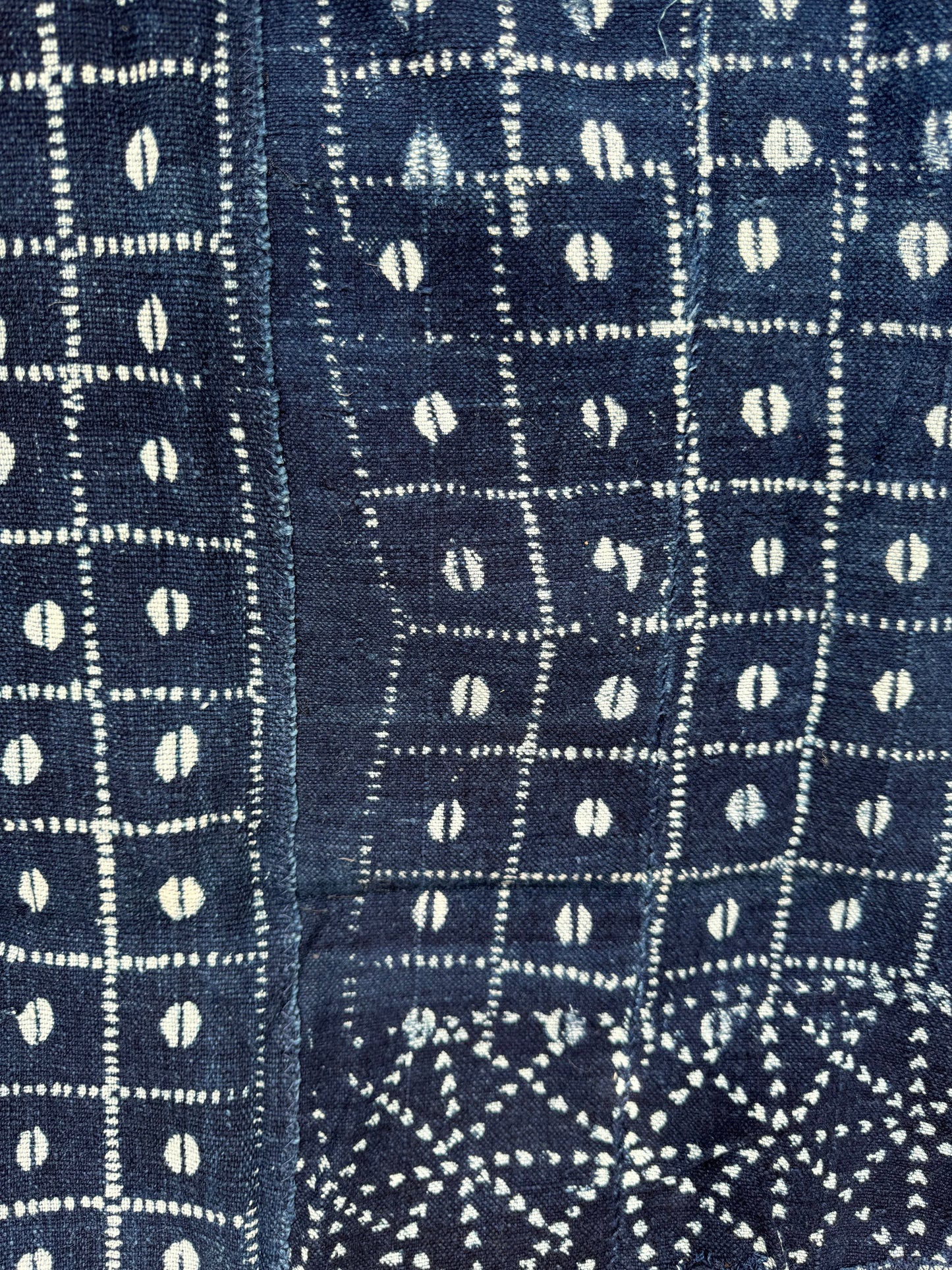 INDIGO - Vintage Dark Blue Indigo Cloth
