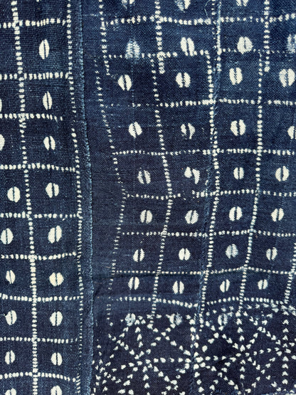 INDIGO - Vintage Dark Blue Indigo Cloth