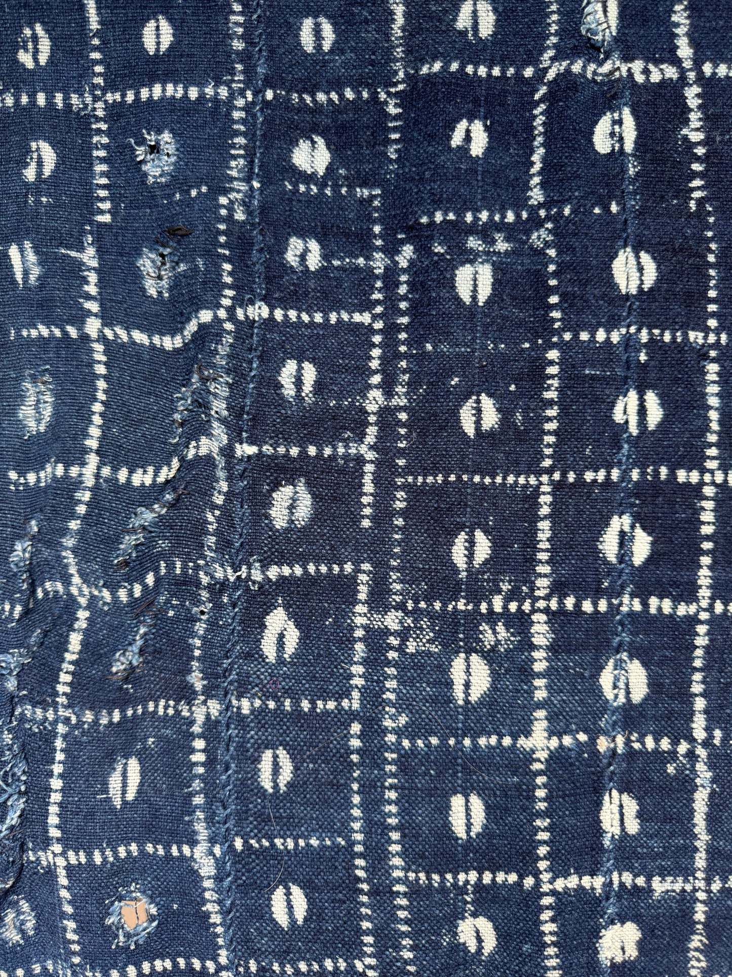 INDIGO - Vintage Dark Blue Indigo Cloth