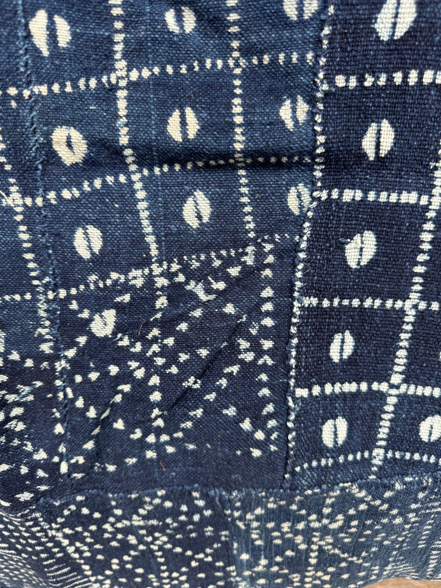 INDIGO - Vintage Dark Blue Indigo Cloth
