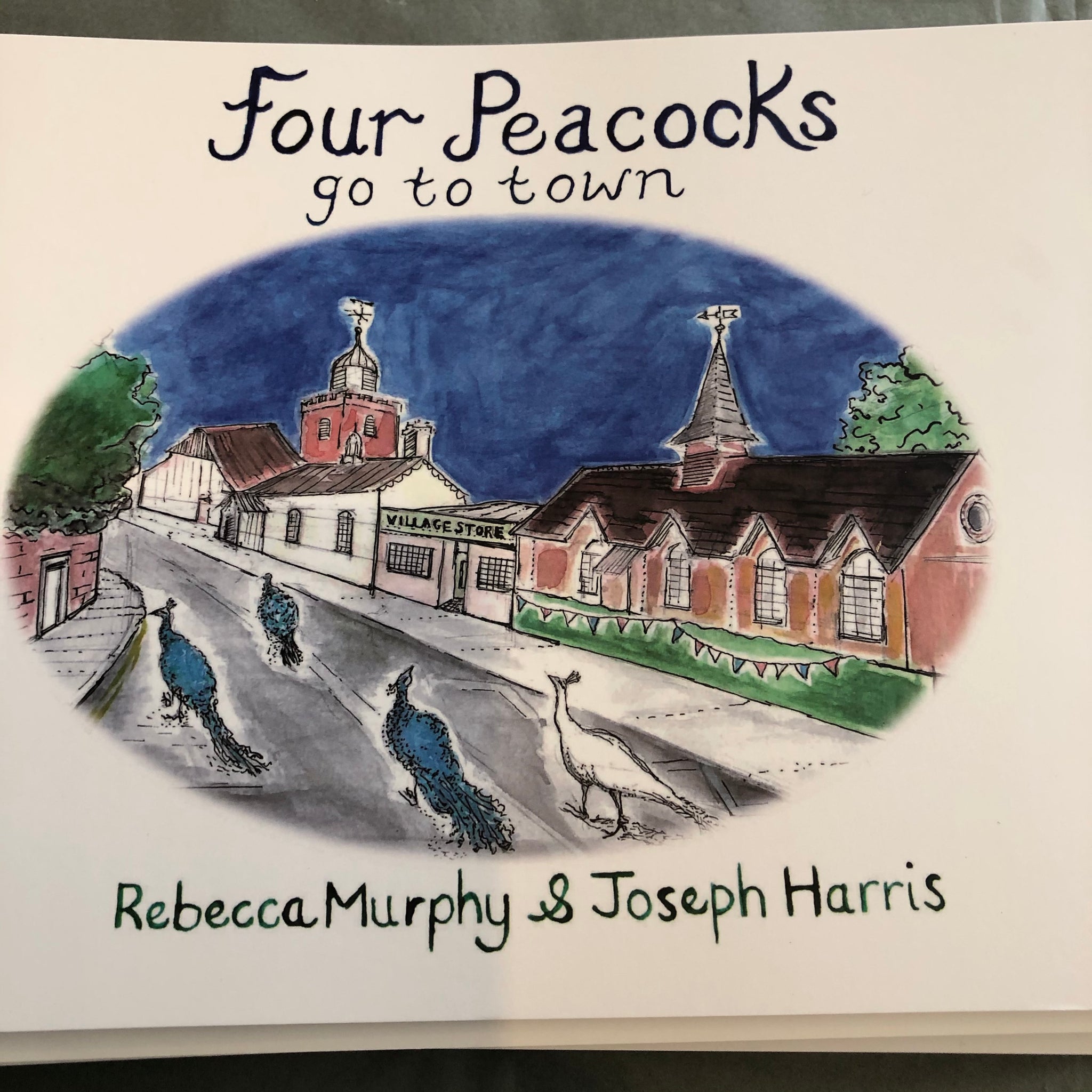 Four Peacocks go to Town Book