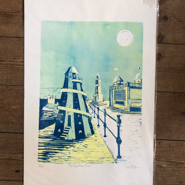 The Forgotten Pier print